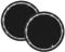 JIEYUCHU Car Cup Holder Coaster, 2 Pack Car Coasters, 2.75 inch Universal Car Cup Holder Coaster with Non-slip Honeycomb Texture & Shiny Crystal Accents, Coasters for Car, SUV Etc