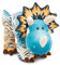 NICI Kuscheltier Dino Cerastupsy 50cm - Flauschiges Dino Kuscheltier zum Kuscheln und Liebhaben, Dino Stofftier aus recycelten Materialien – 49469