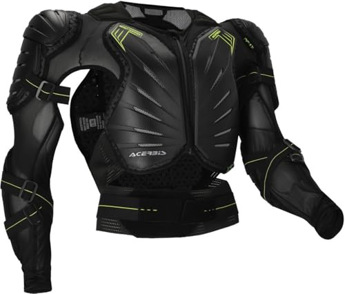 Acerbis Geschirr Koert-One Schwarz/Gelb Größe L/XL