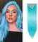 Elailite Clip in Extensions, Blau - Haarverlängerung Haarteil glatt günstig, 8 Tressen Hair Extensions Clip, 66cm 140g für Voller Kopf