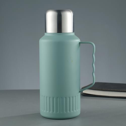 Bafnsiji Bottiglia Potabile in Acciaio Inossidabile, Tazza di caffè isolata sottovuoto in Acciaio, Bottiglia di Acqua isolata in Acciaio, Bottiglie di Acqua Isolate con Coperchio a Tenuta,D