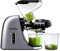 Fretta Licuadora prensado en frío,Extractor de zumos y verduras,Cold press slow juicer machine tolva de 3pulgadas,Motor Silencioso y Función Inversa,SinBPA, fácil de limpiar (plata)