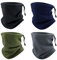 QSZHSL 4 Stück Schal Halswärmer Herren Damen, Schlauchschal Herren, Thermo Fleece Halswärmer, Einstellbar Schlauchschal Multifunktionstuch Loop Schal Für Laufen Skifahren Radfahren (4 Stück)