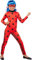 Funidelia Offizielles Ladybug Kostüm für Mädchen mit Overall und Maske, Miraculous Anzug Kinder, Karneval, Halloween und Partys – Größe 5-6 Jahre