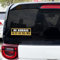 Leniutor 1 Stück No Airbags We Die Like Real Men Aufkleber für Autos, Vinyl Humorvolle Stoßstangen-Aufkleber, Warnschild Aufkleber für LKW, Fenster