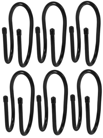 KONTONTY 6stücke Teiliges Robustes Zaunhaken Verschleißfestem Material Vielseitiger Hänger Für Poolzubehör Gartengeräte Schlauch Und Doppeltstabmattenzaun Einfache Montage Ohne Werkzeug