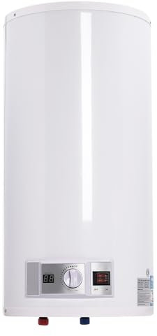 Fridgestea Caldaia elettrica per acqua calda 80 l, serbatoio dell'acqua calda a risparmio energetico 2000 W, temperatura regolabile, schermo LED, display digitale della temperatura, IPX4, interfaccia