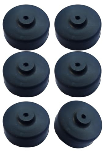 EPDM Rubber Aquarium Air Pump Diaphragm 6pcs Silicone Cup Replacement Parts Fish Tank Oxygen Pump Accessories Silicone Cup Air Pump Replacement
