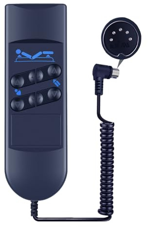 Snrigw Replacement Remote Control for Fromann 5 pin Recliner Control | for Chair Electric Control Replacement Handset with 6 Button for Adjustable Hospital Bed Lift Chair with Okin Okimat II Motor