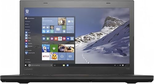 Lenovo ThinkPad T460 Business Laptop, 14 Zoll FHD (1920x1080), Intel Core i7-6600U, 16GB RAM, 1TB SSD, US QWERTY Tastatur, Windows 11 Pro (Generalüberholt)