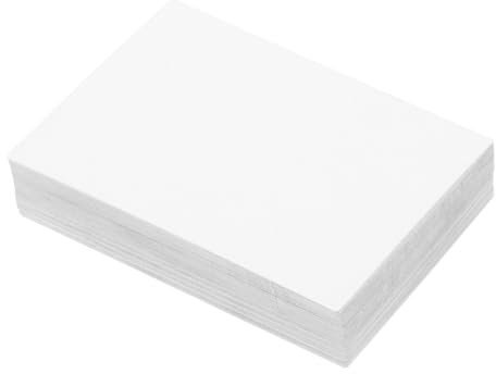 COHEALI 57 Stück Pokerkarte aus Pet Weiß Wasserfest Doppelseitig Blank für Heat Sublimationsdruck für Kartenspiele und Selbstgemacht Projekte Spielkarte zum Selbermachen
