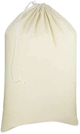 Cotton Craft Extra große Wäschesäcke aus 100% Baumwollleinen, robuste Wäschebeutel – natürliche Baumwolle – 71,1 x 91,4 cm – vielseitig einsetzbar