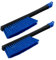 [ 2 Stück ] - Schneebesen Auto Besen Winter Murska Besen Auto Schnee - Schneebesen Auto lackschonend - Schneebürste Auto Schneefeger Auto Besen Schnee Winter Feger Bürste (2x L&P A059 Schwarz Blau)