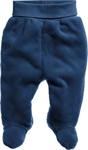 Playshoes Unisex Kinder Fleece-Pumphose Baby-Hose, Marine Kuschelfleece,74