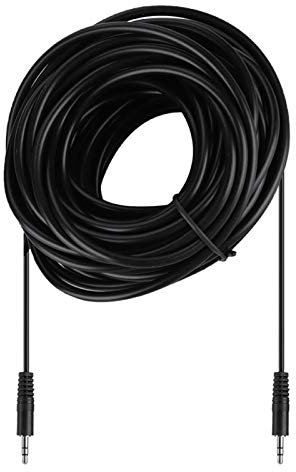 EVTSCAN Câble audio blindé 3,5 mm cuivre mâle à mâle pour haut-parleurs casque 10 m 15 m 20 m 30 m(10m)