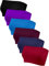 Geyoga 6 Stück Trägerlose Bandeau BHS für Damen (Schwarz, Lila, Seeblau, Lilarot, Marineblau, Burgund, M)