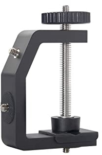 Andoer Universal Clamp C-Clamp Multifunctional Aluminum Alloy C Mount with 1/4 Inch Screw for Camera Microphone Video Light