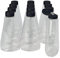 Botella de plástico PET con tapón de válvula antigoteo. 12 botes aptos para uso alimentario de 500 ml para dispensar miel, salsas, mermeladas, etc.