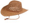 JIAHG Summer Straw Cowboy Cowgirl Hat Men Women Fashion Jazz Cap Western Hat Hollow Out Sun Protection Beach Hiking Hat Floppy Packable Unisex Straw Hats Khaki