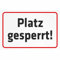 INDIGOS UG - Aluverbundplatte Schilder 3mm - Sicherheit - Vereinsgelände - Platz gesperrt - 200x150 mm - Hotel, Firma, Schutz, KITA, Arzt, Praxis, Wohnung