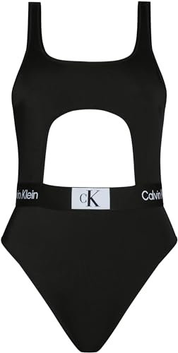 Calvin Klein Donna Costume da Bagno One Piece, Nero (Pvh Black), M