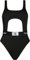 Calvin Klein Donna Costume da Bagno One Piece, Nero (Pvh Black), M