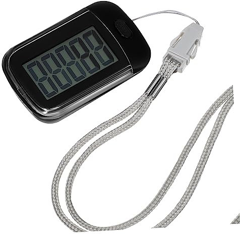 Toddmomy Podomètre Clip Léger Et Portable avec Lanière Compteur De Précis pour Seniors Suivi Marche Et Course Simple Et Multi-Usage Adapté Fitness Et Marche Quotidienne