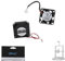 Lokkr Creality Original Ender-3 V3 SE Fan 24v Set(2PCS), 2510 Axial Fan and 4010 Part Cooling Fan for 3D Printer Ender-3 V3 SE/Ender-3 V3 KE