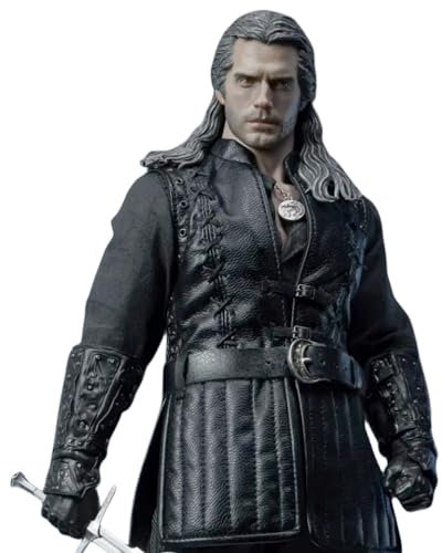 HiPlay Threezero Collectible Figure Full Set: The Witcher, Geralt of Rivia, 1:6 Scale Miniature Male Action Figurine 3Z05320W0