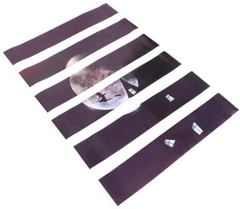 jojofuny dekorative treppenaufkleber Kürbis 3D-Treppenaufkleber Leiterband für Jalousien lebendiger Treppenaufkleber Aufkleber für die Schlosstreppe Halloween Wandaufkleber