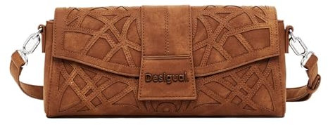Desigual Women's Accessories PU Shoulder Bag, Brown