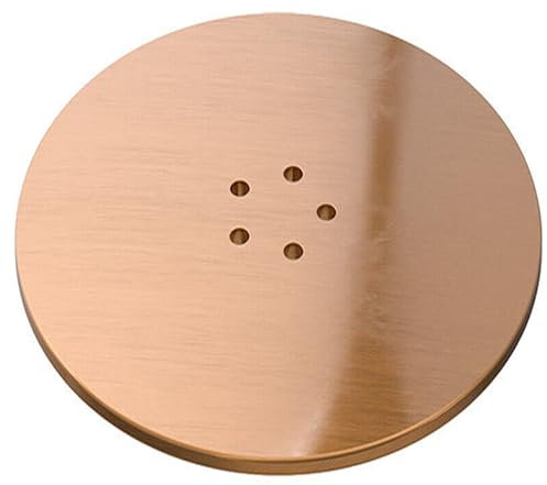 SPARES2GO Tappo di lusso da 110 mm per sifone doccia con vassoio da 90 mm (rame spazzolato)