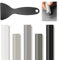 Wax Filler Sticks for Wood Repair, Soft Furniture Scratch Repair Crayons with Scraper Multi-Surface Light Dark Oak Wood Filler for Floor Table Door Guitar Scratches Holes (Grey)