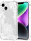 Sidande Case for iPhone 14 Case 6.1, Apple 14 Case for Girls Women, Clear Floral Soft Flexible TPU Slim Phone Protective Case Cover for iPhone 14 Mandala