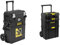 Stanley 1-94-210 Servante d'Atelier Cantilever Gamme Fatmax - Organiseur À Cloisons Amovibles & STANLEY - SERVANTE 3 EN 1 QUICKLINK - Boîte à outils avec porte-outils + Coffre de chantier Maxi Volume