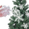 30 Stück Schneeflocken Ornamente Aus Kunststoff, Schneeflocken Ornamente, Schneeflocken Deko, Weihnachten Schneeflocken Anhänger, Schneeflocken Ornamente mit Pailletten, Weihnachtsbaumschmuck