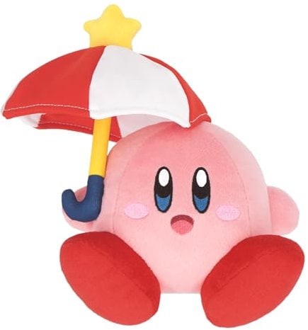 Nintendo Together+ – Plüschtier Kirby – Kirby Sonnenschirm 13 cm