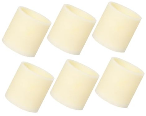 HOMSFOU 6piezas Lámpara Para Velas Decorativa Led Velas Eléctricas Adorno De Escritorio