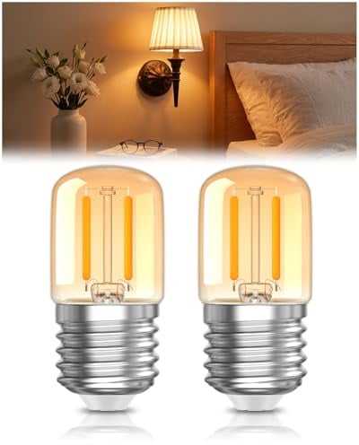 Klarlight Lampadina LED E27 Dimmerabile Bianca Calda 2200K, 2W Sostituisce 20Watt, E27 LED Lampadina per Ghirlanda Luminosa, Lampadario, Luce Notturna, Lampada da Tavolo, Confezione da 2