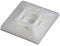 UKCable-Ties Self Adhesive Cable Ties Base 19mm x 19mm Fixing Mounts Natural/White - Pack of 50