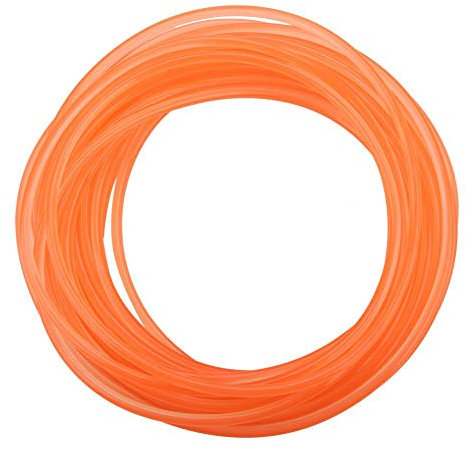 Wifehelper Polyurethan Rundriemen, Glatte Oberfläche Hochleistungs-PU-Antriebsriemen Urethan-Rundriemen für Antriebsübertragung Orange(5mm*10m)