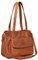 Benthill Handtaschen Damen Leder | Henkeltasche mit Umhängegurt | Vintage Echt Leder Damentasche | Umhängetasche, Farbe:Braun