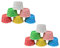 Cabilock 100PCS Paper Ice Cream Cups Disposable Cake Cup Dessert Bowls Treat Cups Party Supplies for Sundae Frozen Yogurt Soup (Random Color)