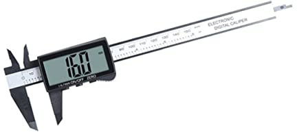 DOITOOL 1pc Electronic Caliper Stainless Steel Caliper Angle Ruler Fractional Caliper Digital Caliper Tool Jewelry Measuring Tool E Tool Electronic Caliper Abs Plastic Calipers
