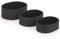 EHC Storage Baskets Woven set of 3, Storage Boxes for shelves Organiser Mulit purpose, Black