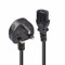 LINDY 0,2 m UK 3 Pin Enchufe A IEC C13 Cable de alimentación P1 Negro 2 m