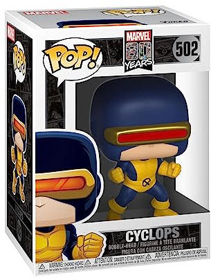 Funko POP! Bobble Marvel: 80th-First Appearance-Cyclops - Marvel Comics - Collectable Vinyl Figure - Gift Idea - Official Merchandise - Toys for Kids & Adults - Comic Books Fans