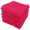 Lot de 6 Serviettes de Toilette 50x90 cm Alpha Rose Fuschia