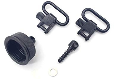 TRIROCK new 1.0'' Rifle Sling Swivels for Remington 870 Express Sling Mounting Kit - 12 Gauge gun Cap adapter Swivels S-8002