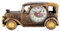 HERCHR Retro Wagen tischuhr Vintage Motor Uhr, lokomotive wecker mit Stifthalter Schreibtisch, Desktop Dekoration